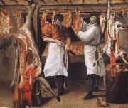 Annibale Carracci the butcher store France oil painting artist